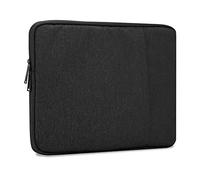 Cadorabo Custodia Portatile 13.3" in Nero - Borsa en Tessuto con Interno in Velluto e Scompartimento con Zip AntiGraffio per Laptop, Computer Portatile, Tablet etc. - Sleeve Case Protezione