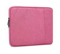 Cadorabo Custodia Portatile 13.3" in Rosa - Borsa en Tessuto con Interno in Velluto e Scompartimento con Zip AntiGraffio per Laptop, Computer Portatile, Tablet etc. - Sleeve Case Protezione