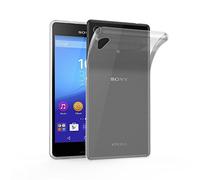 Cadorabo ! Custodia silicone TPU super sottile per Sony Xperia M4 "AQUA" in TRANSPARENTE