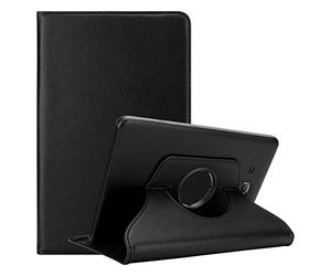 Cadorabo Custodia Tablet per Samsung Galaxy Tab A 2016 (7.0" Zoll) SM-T280N in NERO SAMBUCO - Copertura Protettiva in Stile Libro SENZA Auto Wake Up con Funzione Stand e Cerniera Elastico