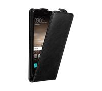 CADORABO design flip con chiusura magnetica Custodia per cellulare per Huawei MATE 9, NERO DI NOTTE