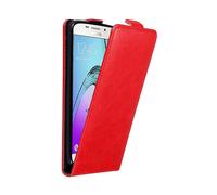 CADORABO design flip con chiusura magnetica Custodia per cellulare per Samsung Galaxy A5 2016, ROSSO MELA