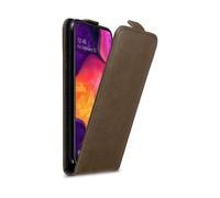 CADORABO design flip con chiusura magnetica Custodia per cellulare per Samsung Galaxy A50 4G / A50s / A30s, BRUNO CAFFÈ
