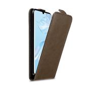 CADORABO design flip con chiusura magnetica Custodia per Huawei P30 PRO, BRUNO CAFFÈ