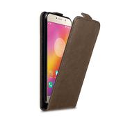 CADORABO design flip con chiusura magnetica Custodia per Lenovo P2, BRUNO CAFFÈ