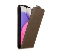 CADORABO design flip con chiusura magnetica Custodia per Samsung Galaxy A33 5G, BRUNO CAFFÈ