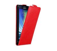 CADORABO design flip con chiusura magnetica Custodia per Samsung Galaxy A8 2015, ROSSO MELA