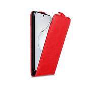 CADORABO design flip con chiusura magnetica Custodia per Samsung Galaxy NOTE 10, ROSSO MELA