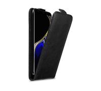 CADORABO design flip con chiusura magnetica Custodia per Samsung Galaxy NOTE 9, NERO DI NOTTE