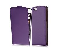 CADORABO design flip realizzato in finta pelle liscia Custodia per cellulare per Apple iPhone 6 PLUS / 6S PLUS, LILA ORCHIDEA
