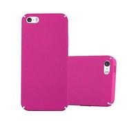 CADORABO Effetto Frosted resistente a graffi e urti Cover per Apple iPhone 5 / 5S / SE 2016, FROSTY ROSA