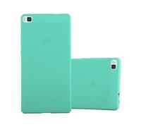 CADORABO Effetto Frosted resistente a graffi e urti Cover per Huawei P8, FROSTY VERDE