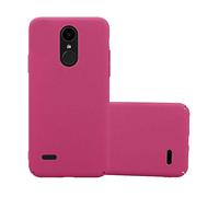 CADORABO Effetto Frosted resistente a graffi e urti Cover per LG K4 2017, FROSTY ROSA