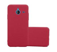 CADORABO Effetto Frosted resistente a graffi e urti Cover per Nokia Lumia 640 XL, FROSTY ROSSO