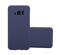 CADORABO Effetto Frosted resistente a graffi e urti Cover per Samsung Galaxy S8, FROSTY AZZURRO