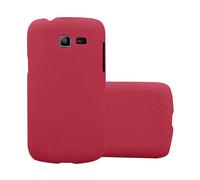 CADORABO Effetto Frosted resistente a graffi e urti Cover per Samsung Galaxy TREND LITE, FROSTY ROSSO