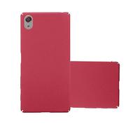 CADORABO Effetto Frosted resistente a graffi e urti Cover per Sony Xperia X, FROSTY ROSSO