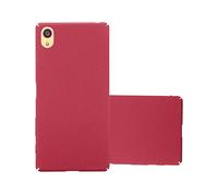 CADORABO Effetto Frosted resistente a graffi e urti Cover per Sony Xperia Z5 PREMIUM, FROSTY ROSSO