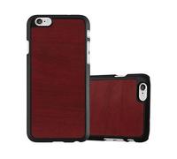 CADORABO effetto legno resistente a graffi e urti Custodia per cellulare per Apple iPhone 6 / 6S, WOODY ROSSO
