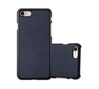 CADORABO effetto legno resistente a graffi e urti Custodia per cellulare per Apple iPhone 7 / 7S / 8 / SE 2020, WOODY AZZURRO