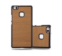 CADORABO effetto legno resistente a graffi e urti Custodia per cellulare per Huawei P9 LITE 2016 / G9 LITE, WOODY MARRONE