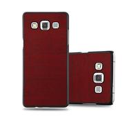 CADORABO effetto legno resistente a graffi e urti Custodia per cellulare per Samsung Galaxy A5 2015, WOODY ROSSO