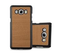 CADORABO effetto legno resistente a graffi e urti Custodia per cellulare per Samsung Galaxy J5 2016, WOODY MARRONE