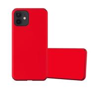 CADORABO Effetto metallo resistente a graffi e urti Custodia per cellulare per Apple iPhone 12 / 12 PRO, ROSSO METALLO