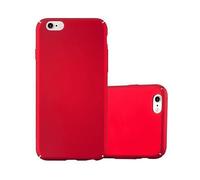 CADORABO Effetto metallo resistente a graffi e urti Custodia per cellulare per Apple iPhone 6 / 6S, ROSSO METALLO