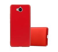 CADORABO Effetto metallo resistente a graffi e urti Custodia per cellulare per Huawei Y5 2017 / Y6 2017, ROSSO METALLO