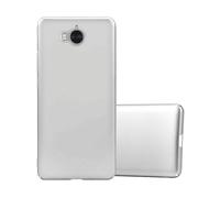 CADORABO Effetto metallo resistente a graffi e urti Custodia per cellulare per Huawei Y5 2017 / Y6 2017, ARGENTO METALLO