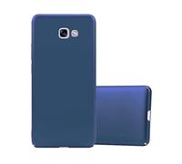 CADORABO Effetto metallo resistente a graffi e urti Custodia per cellulare per Samsung Galaxy A7 2017, AZZURRO METALLO