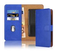 Cadorabo flip case compatibile con Honor View 20 custodia per telefono cellulare con slot per schede, 360 gradi protettiva flip case - pelle PU book cover pieghevole BLU