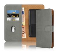Cadorabo flip case compatibile con Ulefone NOTE 6 / 6P / 6T custodia per telefono cellulare con slot per schede, 360 gradi protettiva flip case - pelle PU book cover pieghevole GRIGIO