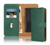 Cadorabo flip case compatibile con WIKO HARRY 2 custodia per telefono cellulare con slot per schede, 360 gradi protettiva flip case - pelle PU book cover pieghevole VERDE ARMATO
