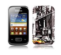 CADORABO hard con design alla moda Cover per Samsung Galaxy POCKET, NEW YORK CAB