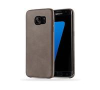 CADORABO hard in similpelle Custodia per cellulare per Samsung Galaxy S7 EDGE, VINTAGE MARRONE