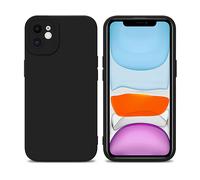 CADORABO in gel di silicone TPU flessibile Custodia per Apple iPhone 12, FLUID NERO