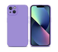 CADORABO in gel di silicone TPU flessibile Custodia per Apple iPhone 13, FLUID VIOLA CHIARO