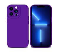 CADORABO in gel di silicone TPU flessibile Custodia per Apple iPhone 13 PRO, FLUID VIOLA SCURO
