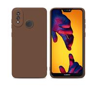 CADORABO in gel di silicone TPU flessibile Custodia per Huawei P20 LITE 2018 / NOVA 3E, FLUID MARRONE