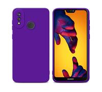 CADORABO in gel di silicone TPU flessibile Custodia per Huawei P20 LITE 2018 / NOVA 3E, FLUID VIOLA SCURO