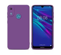CADORABO in gel di silicone TPU flessibile Custodia per Huawei Y6 2019, FLUID VIOLA OPACO