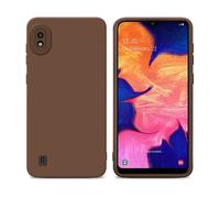 CADORABO in gel di silicone TPU flessibile Custodia per Samsung Galaxy A10, FLUID MARRONE