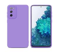 CADORABO in gel di silicone TPU flessibile Custodia per Samsung Galaxy S20 FE, FLUID VIOLA CHIARO