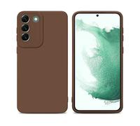 CADORABO in gel di silicone TPU flessibile Custodia per Samsung Galaxy S22 PLUS, FLUID MARRONE