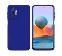 CADORABO in gel di silicone TPU flessibile Custodia per Xiaomi RedMi NOTE 10 PRO, FLUID BLU