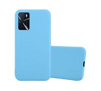 CADORABO in silicone TPU flessibile Candy Style Cover per Oppo A16s / A54s, CANDY BLU