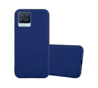 CADORABO in silicone TPU flessibile Candy Style Cover per Realme 8 4G / 8 PRO, CANDY BLU SCURO
