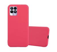 CADORABO in silicone TPU flessibile Candy Style Cover per Realme 8i / Narzo 50 4G, CANDY ROSSO